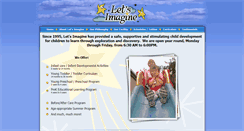 Desktop Screenshot of letsimaginepreschool.com